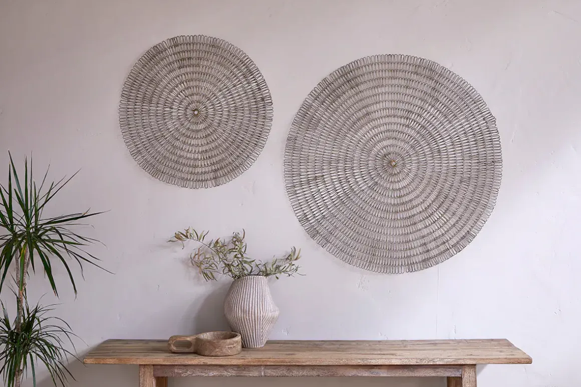 Rayan Wire Wall Art - Antique Brass