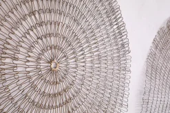 Rayan Wire Wall Art - Antique Brass