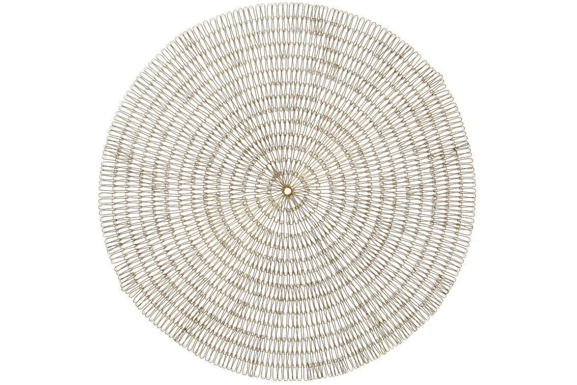 Rayan Wire Wall Art - Antique Brass