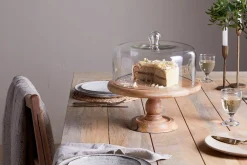 Recycled Glass Dome Cake Stand