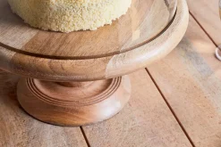 Recycled Glass Dome Cake Stand