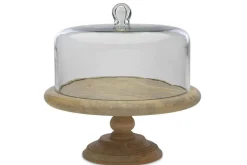 Recycled Glass Dome Cake Stand