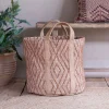 Renu Jute Basket - Rust & Natural