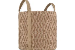 Renu Jute Basket - Rust & Natural
