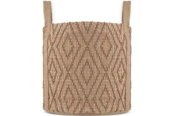 Renu Jute Basket - Rust & Natural