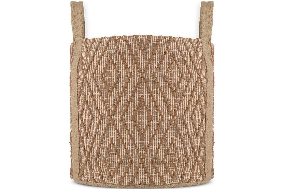 Renu Jute Basket - Rust & Natural