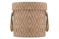 Renu Jute Laundry Basket - Rust & Natural