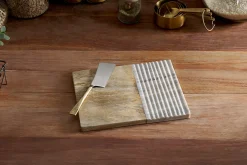 Reyna Chopping Board - Brown Marble