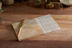 Reyna Chopping Board - Brown Marble