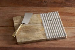 Reyna Chopping Board - Brown Marble