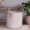 Rohia Basket - Natural & Cream