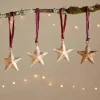 Roshani Star Baubles - Antique Brass (Set of 4)