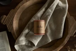 Rustic Soy Blend Mini Pillar Candle - Rust