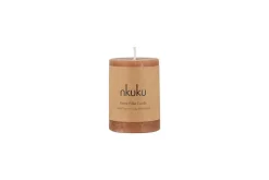 Rustic Soy Blend Mini Pillar Candle - Rust