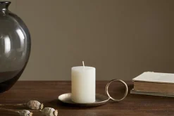 Rustic Soy Blend Mini Pillar Candle - White