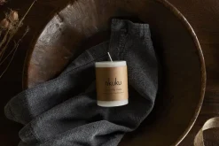 Rustic Soy Blend Mini Pillar Candle - White