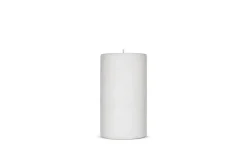 Rustic Soy Blend Pillar Candle - White - Small