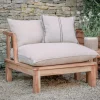 Sadhi Acacia Wood Outdoor Love Seat - Natural