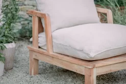 Sadhi Acacia Wood Outdoor Love Seat - Natural