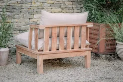 Sadhi Acacia Wood Outdoor Love Seat - Natural