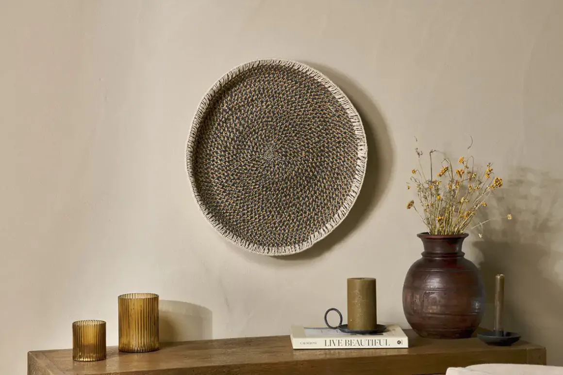 Sadie Basket Wall Art - Black & Natural