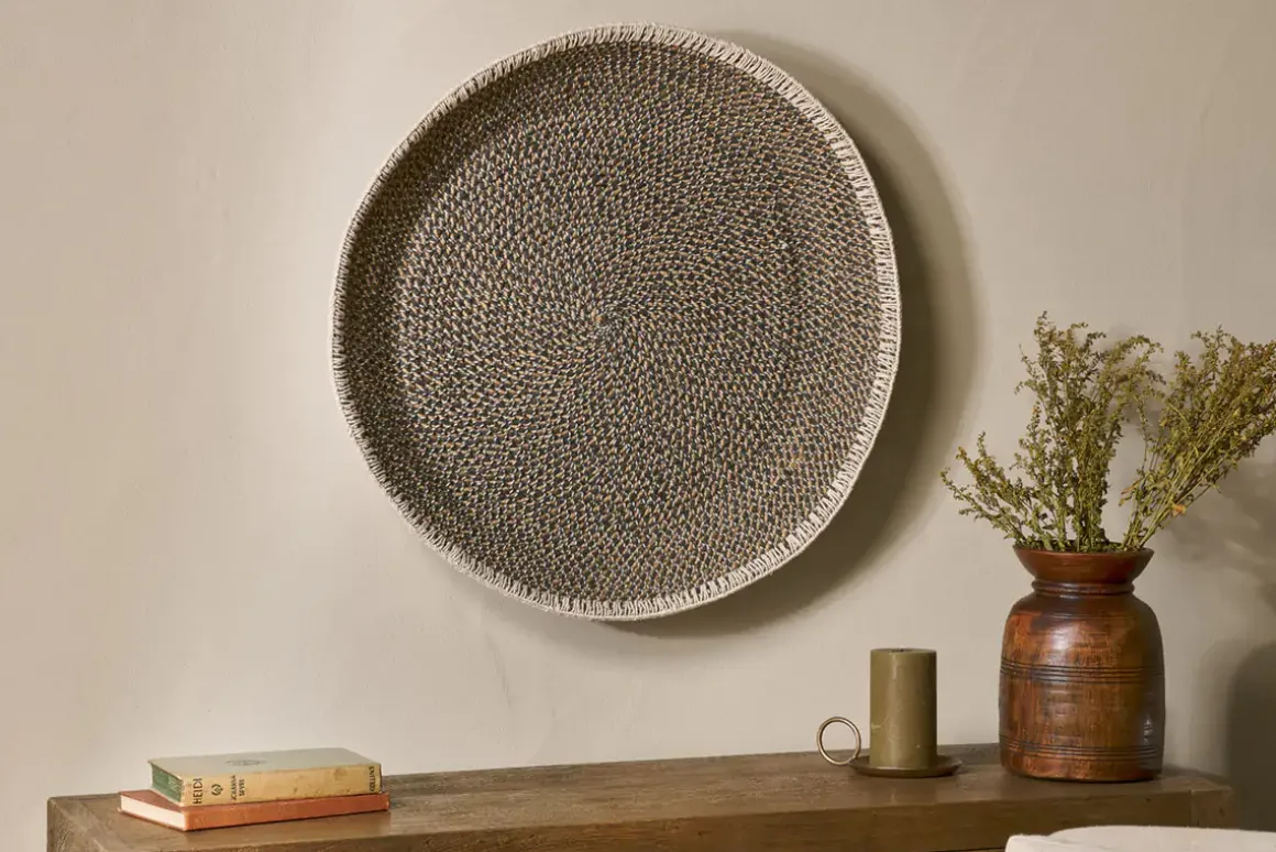 Sadie Basket Wall Art - Black & Natural
