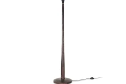 Sahar Mango Wood Floor Lamp - Dark Stain