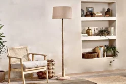 Sahar Mango Wood Floor Lamp