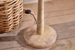 Sahar Mango Wood Floor Lamp