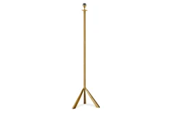 Sahhil Metal Tripod Floor Lamp - Antique Brass