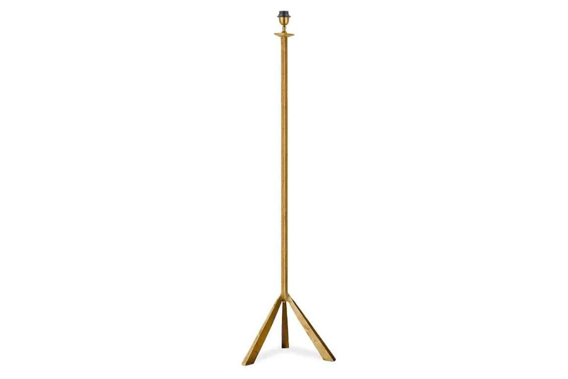 Sahhil Metal Tripod Floor Lamp - Antique Brass