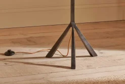 Sahhil Metal Tripod Floor Lamp - Antique Bronze