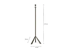 Sahhil Metal Tripod Floor Lamp - Antique Bronze