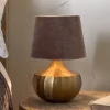 Sakiti Cast Aluminium Table Lamp - Antique Brass