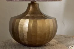 Sakiti Cast Aluminium Table Lamp - Antique Brass