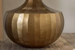 Sakiti Cast Aluminium Table Lamp - Antique Brass