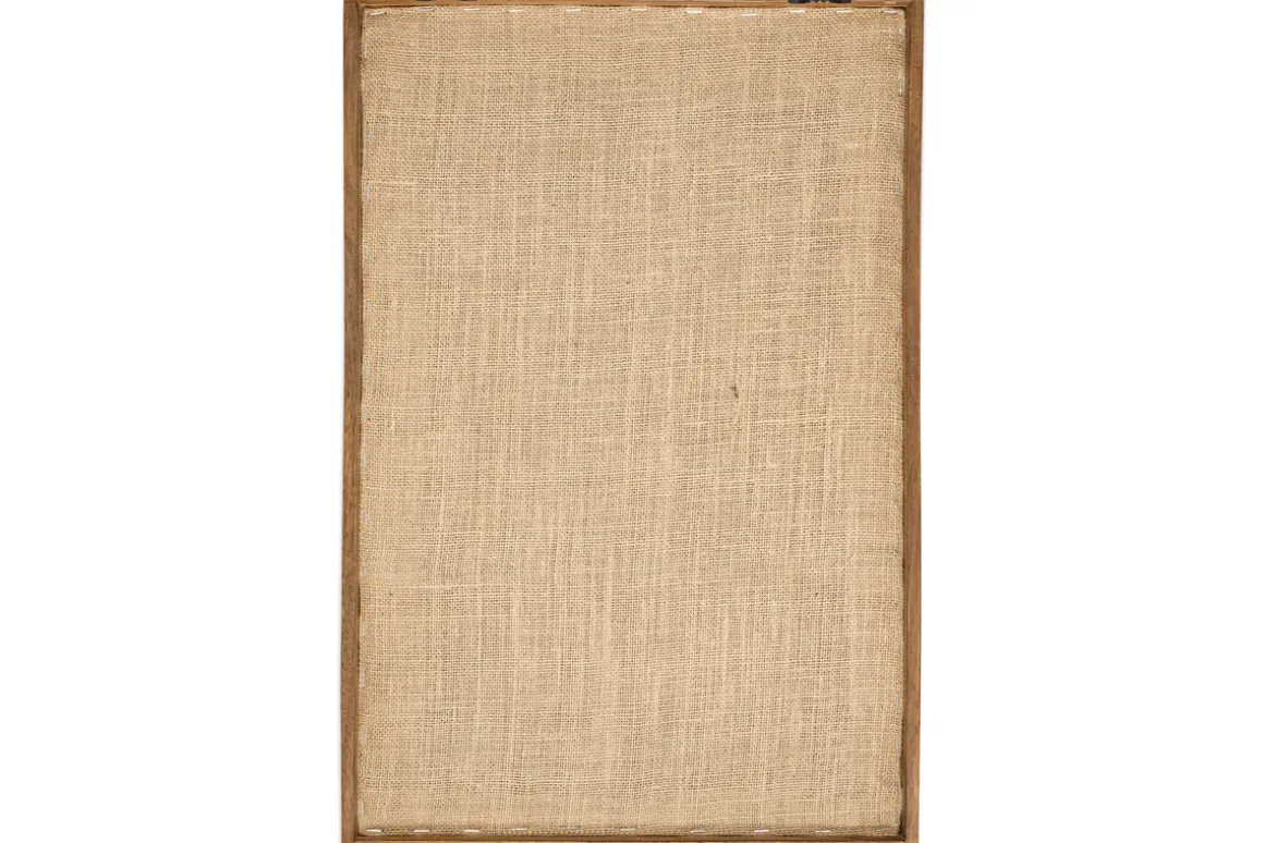 Samaya Hand Stitched Wall Art - Natural