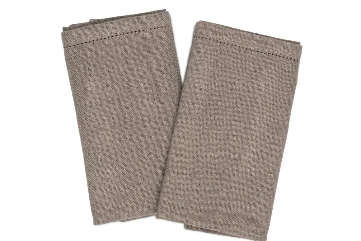 Sanee Napkin - Smoke Brown (Set of 2)