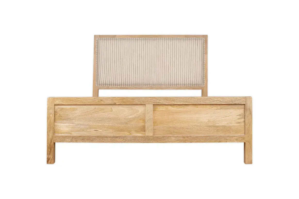Sanja Stripe Bed - Natural