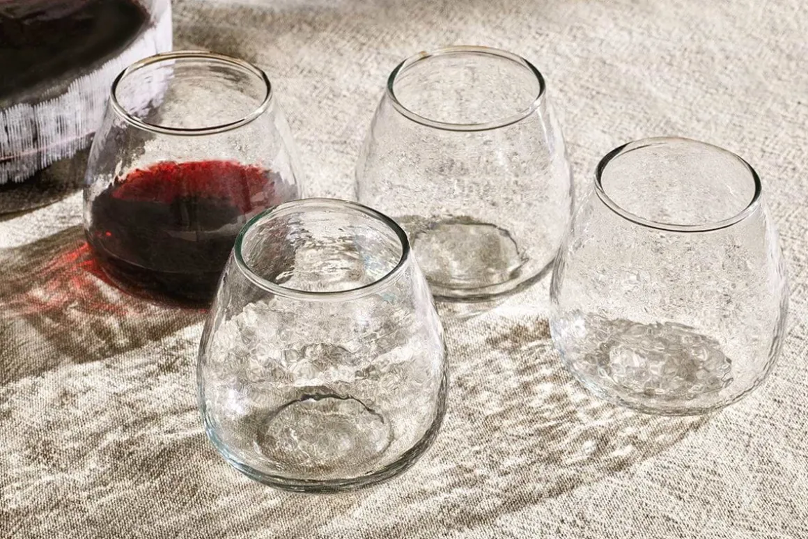 Sarda Stemless Wine Glass - (Set of 4)