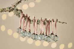 Sardi Star Baubles - Clear (Set of 12)