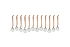 Sardi Star Baubles - Clear (Set of 12)