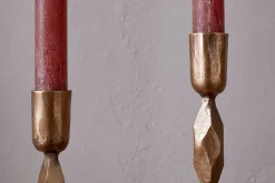 Shani Candlestick - Antique Brass