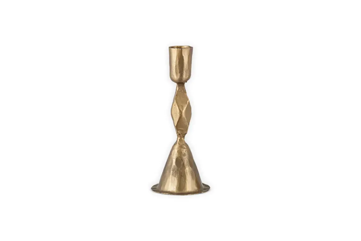 Shani Candlestick - Antique Brass