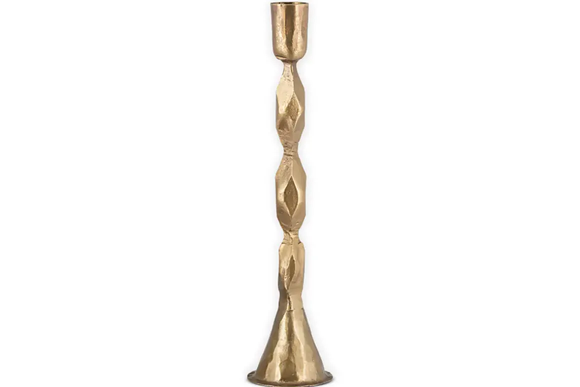 Shani Candlestick - Antique Brass