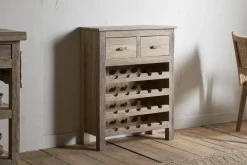 Shanthi Reclaimed Wood Wine Rack - Natural