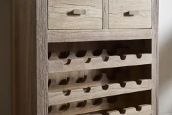 Shanthi Reclaimed Wood Wine Rack - Natural