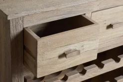 Shanthi Reclaimed Wood Wine Rack - Natural