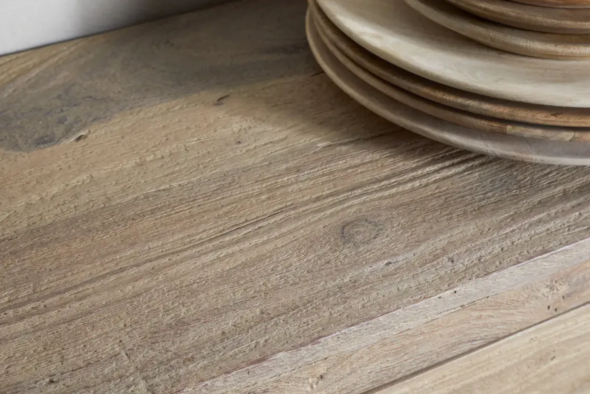 Shanthi Reclaimed Wood Wine Rack - Natural