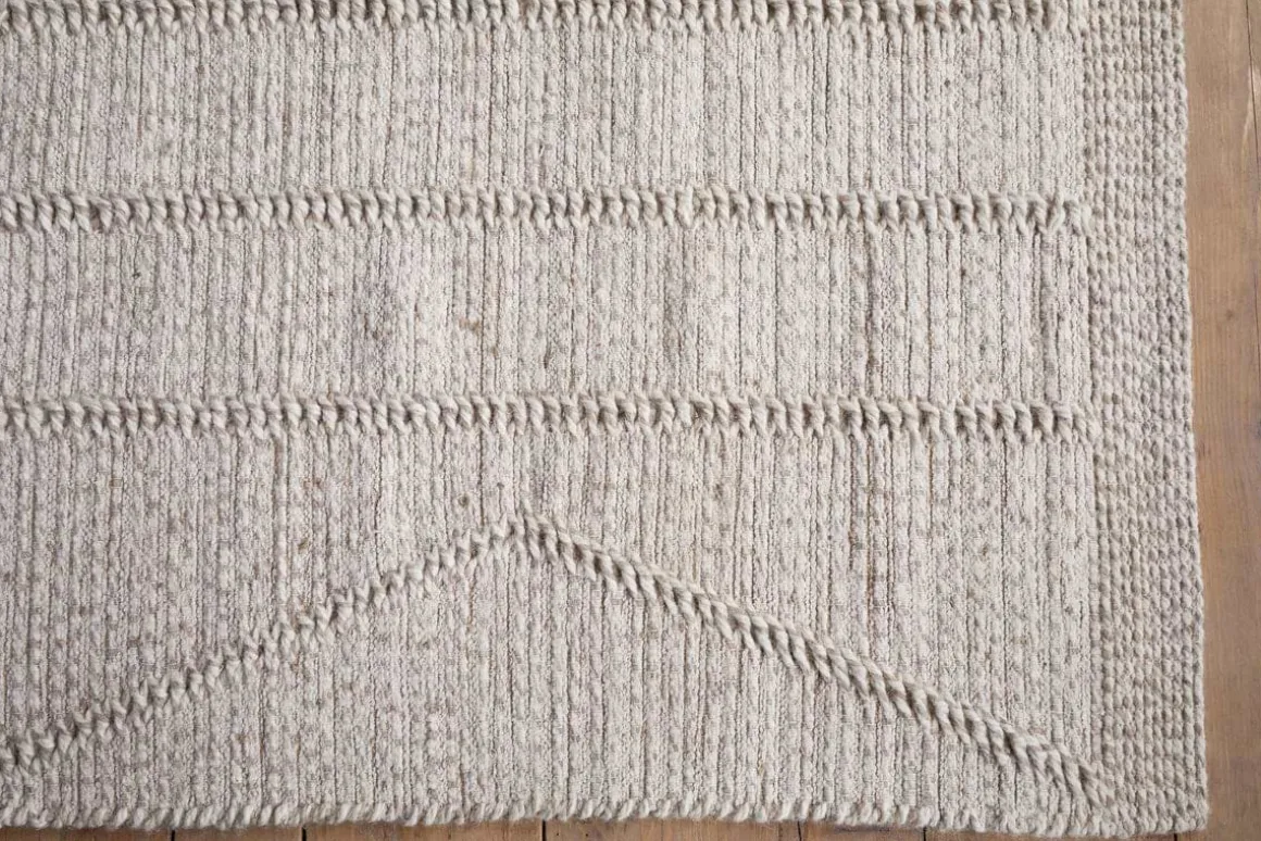 Shanti Wool & Cotton Rug - Natural